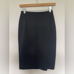 Vertigo midi black skirt